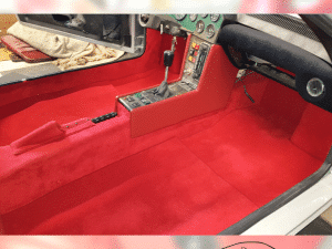 Kit moquettes Alpine A310 4cylindres Moquette rouge rubis bordeaux