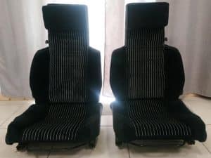 Renault Alpine Berlinette A310 V6GT garniture de siège arrière tissu noir