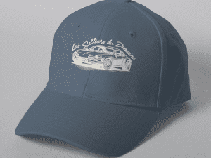 Casquette Alpine bleu nuit et logo Beige